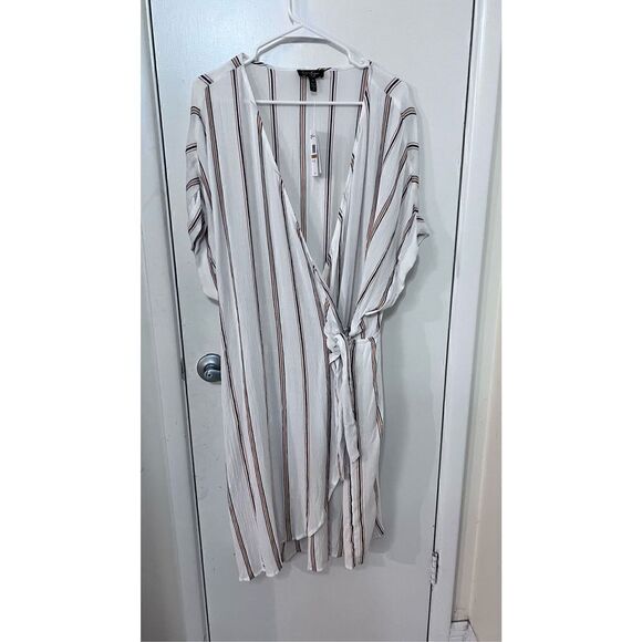 JESSICA SIMPSON WRAP DRESS GAUZE MATERIAL WOMENS SZ 3XL NEW P1-203 - Picture 4 of 12